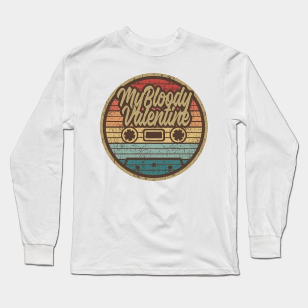 My Bloody Valentine Retro Cassette Long Sleeve T-Shirt by penciltimes